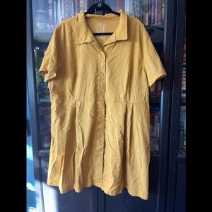 Tuesday Of California diner dress in gold